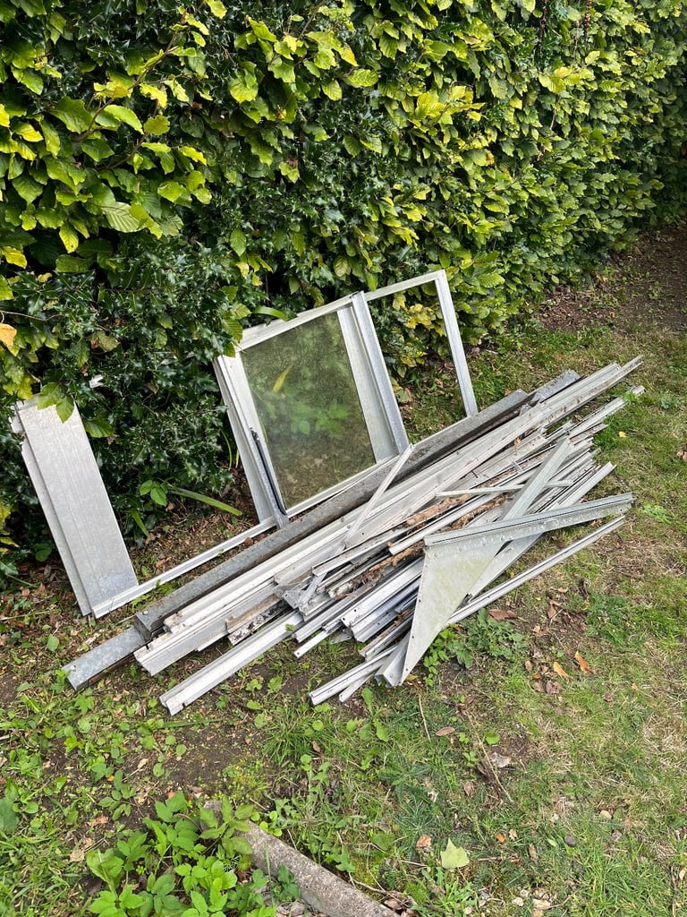 FREE 8' x 6' aluminium Greenhouse. Collect from Dereham NR20