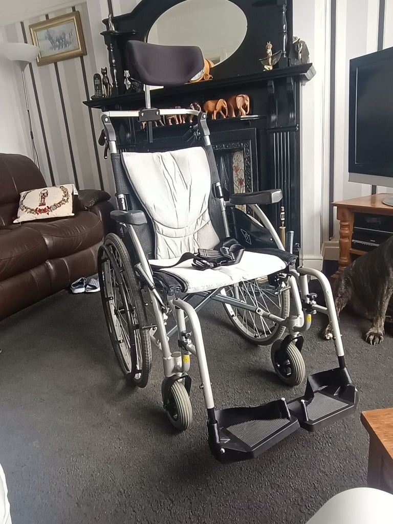 Karma Lightweight Self Propelled Folding Wheelchair as New Top of the Range cost £750