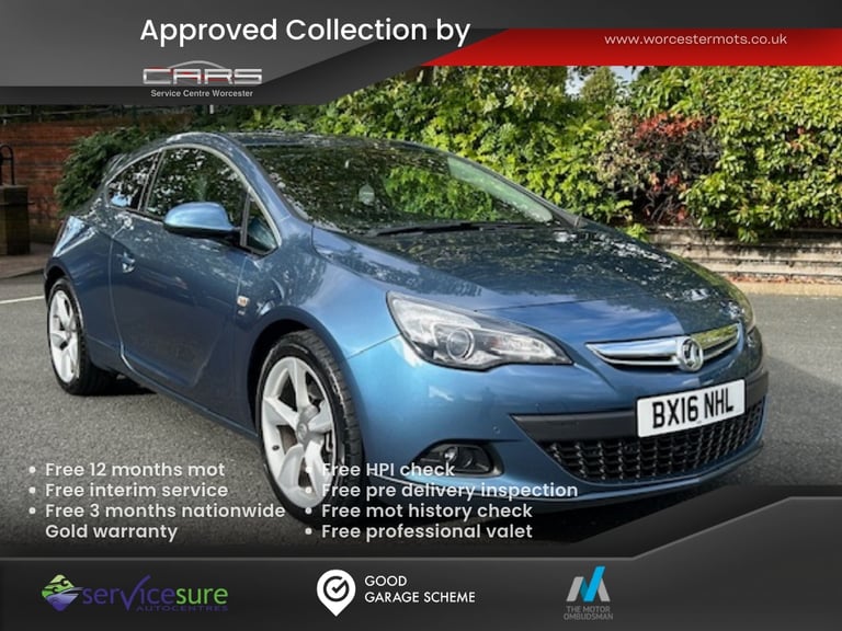 image for 2016 Vauxhall Astra GTC 1.4T 16V 140 SRi 3dr HATCHBACK Petrol Manual