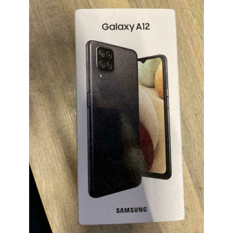 Samsung Galaxy A12 2021 64GB Mobile Phone - Black (2 Years Warranty) New/Sealed