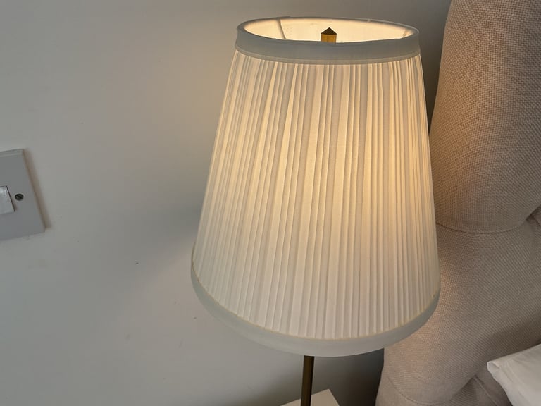 2 IKEA Brass lamps 