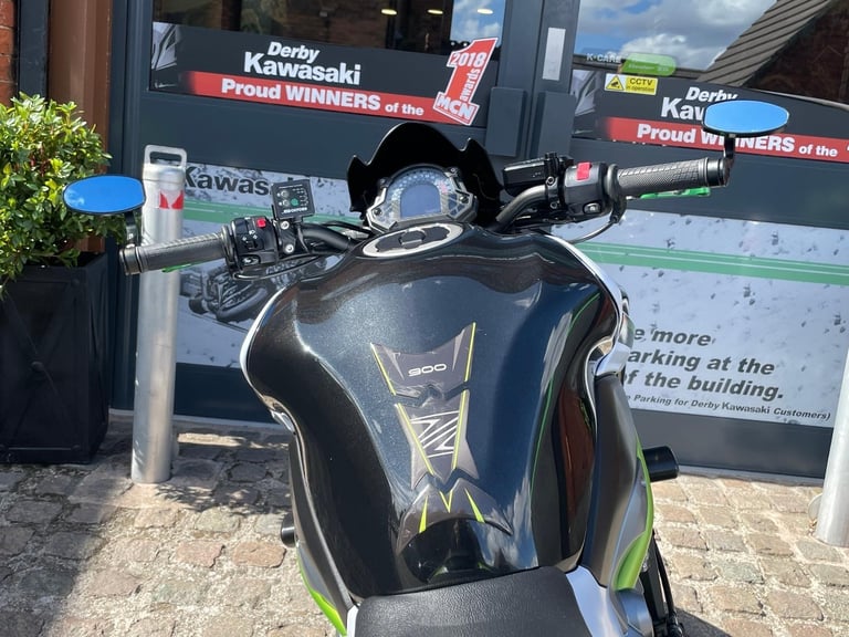 2019 / 69 reg Kawasaki Z900 Performance naked motorcycle in White