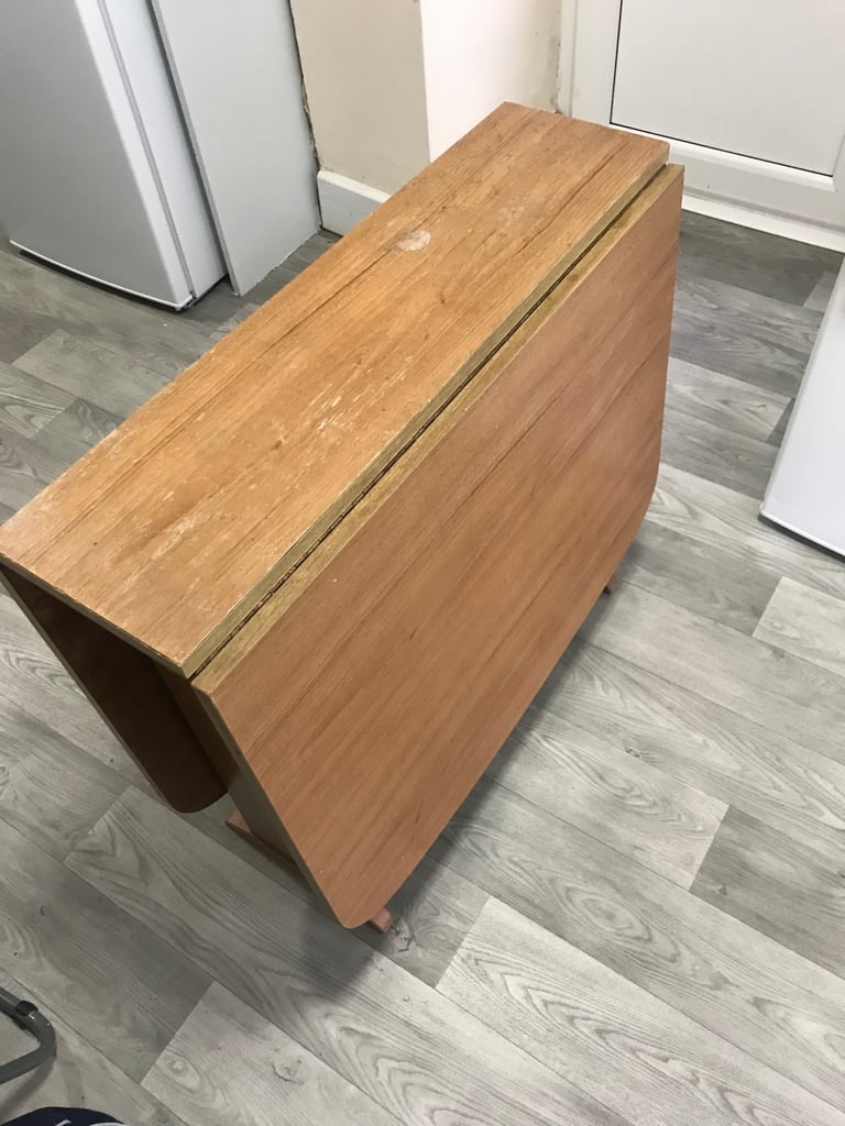 Folding Wooden dining table  - £20