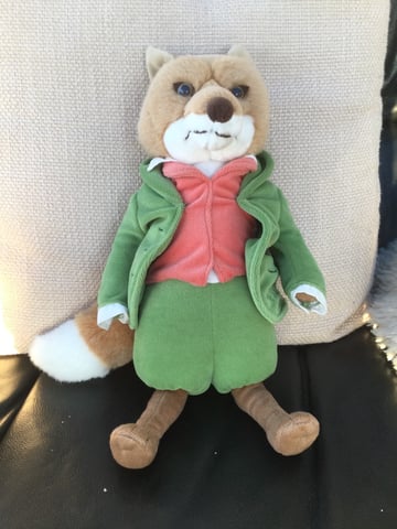 Mr Tod Vintage Beatrix Potter plush toy by Frederick Warne Co