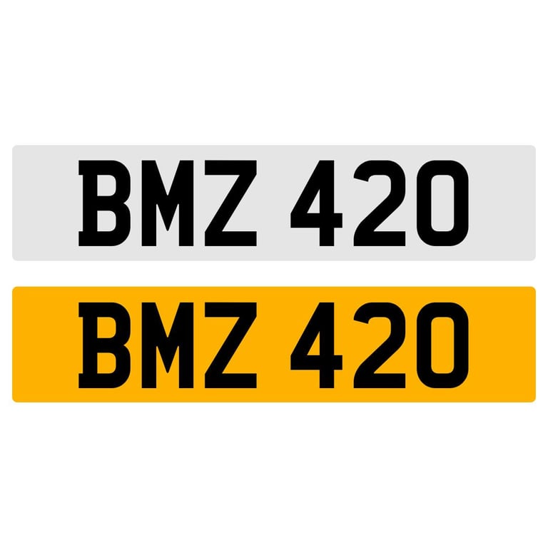 image for BMZ 420 NUMBER PLATE REGISTRATION NUMBERPLATE REGISTRATION BMW 420 420D CHERISHED DATELESS NORTHERN
