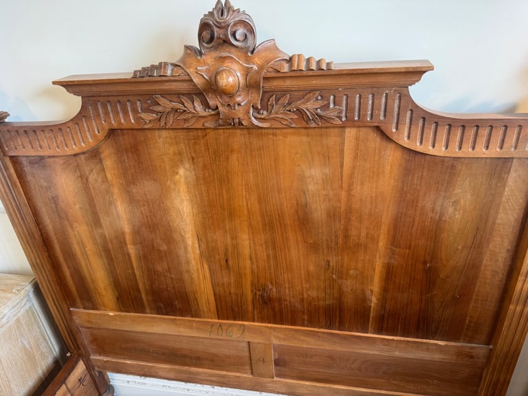 Antique French double bed 