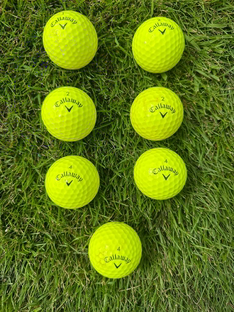 Callaway Supersoft  Max Golf Balls Yellow x 7