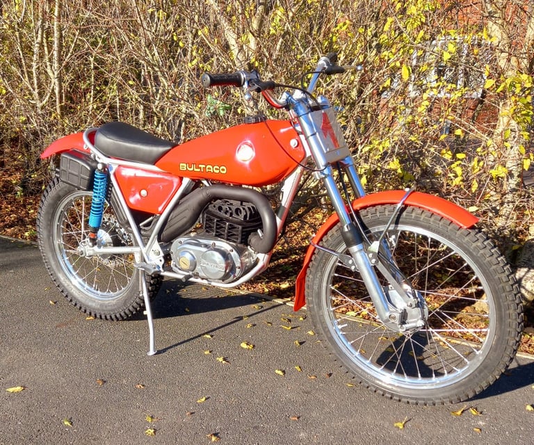 image for 1977 Bultaco 350cc Sherp Classic Motorcycle. 95% Orginal with matching numbers and road registered