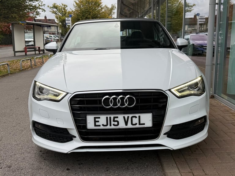 2015 Audi A3 Cabriolet 1.4 TFSI CoD S line Convertible 2dr Petrol S Tronic Euro 6 (s/s) (150 ps) ...