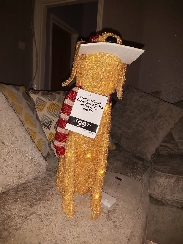 Light up Christmas dog 