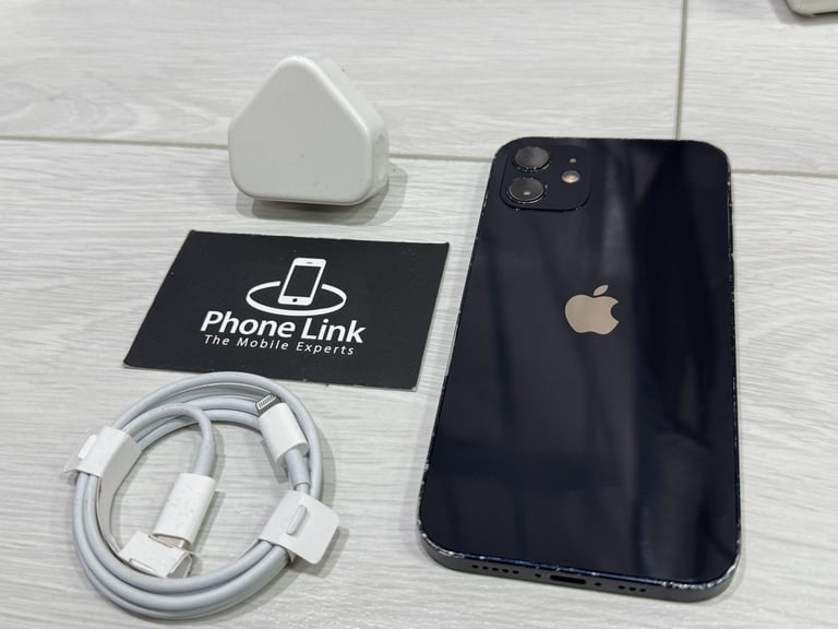 📱Black Apple iPhone 12 64GB Unlocked All Networks + Warranty 🍎 - P951