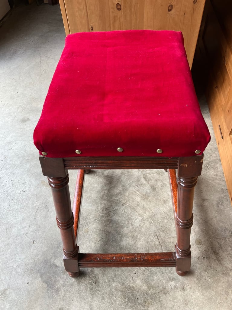 Vintage Tall Bar Stool 