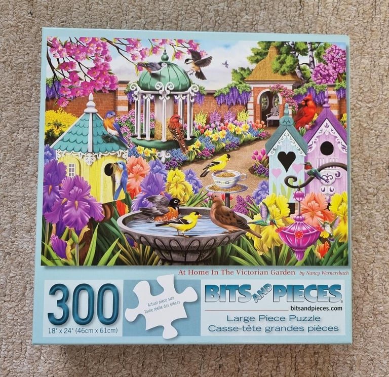At Home in the Victorian Garden 300 piece puzzle