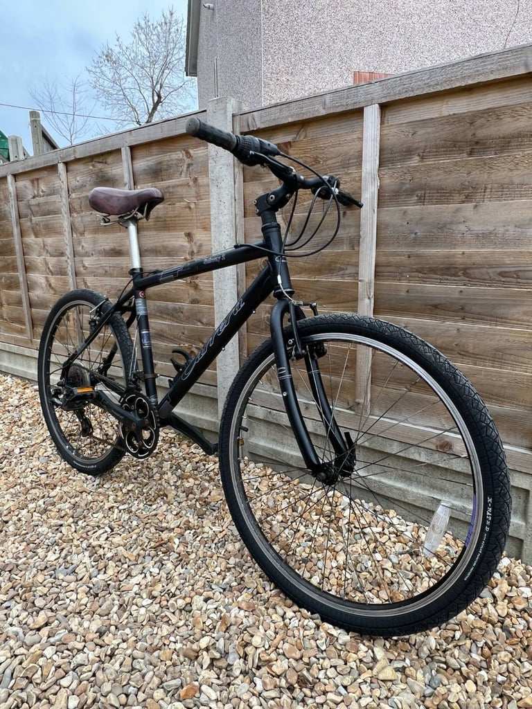 image for Men’s black carrera hybrid bike 26 wheels ready to ride 