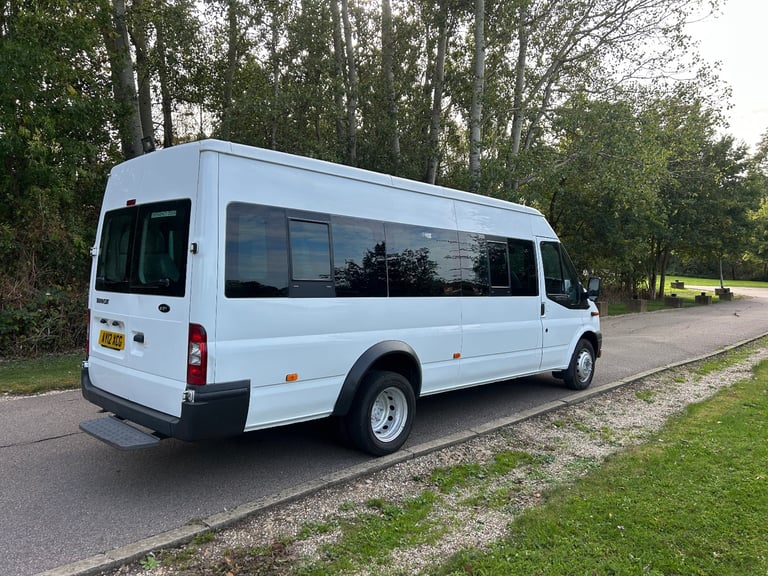 2012 FORD TRANSIT 17 SEAT MINIBUS EX LOCAL COUNCIL EXCELLENT CONDITION LONG MOT NO VAT