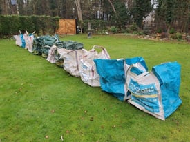 Garden waste / rubble bulk bags, extremely strong.