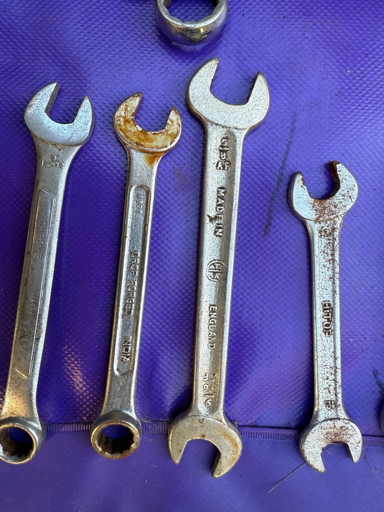 40-Piece Combination Spanners Tools Garage Mechanic's Motor DIY Retro Hand Tools