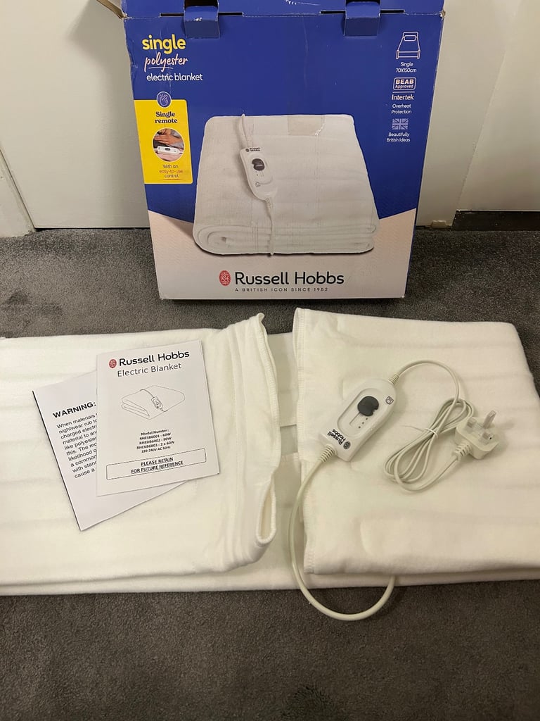 image for Russell Hobbs Single Electric Blanket