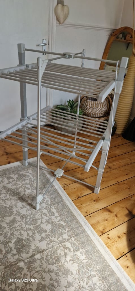 Dunelm electric clothes dryer with cover