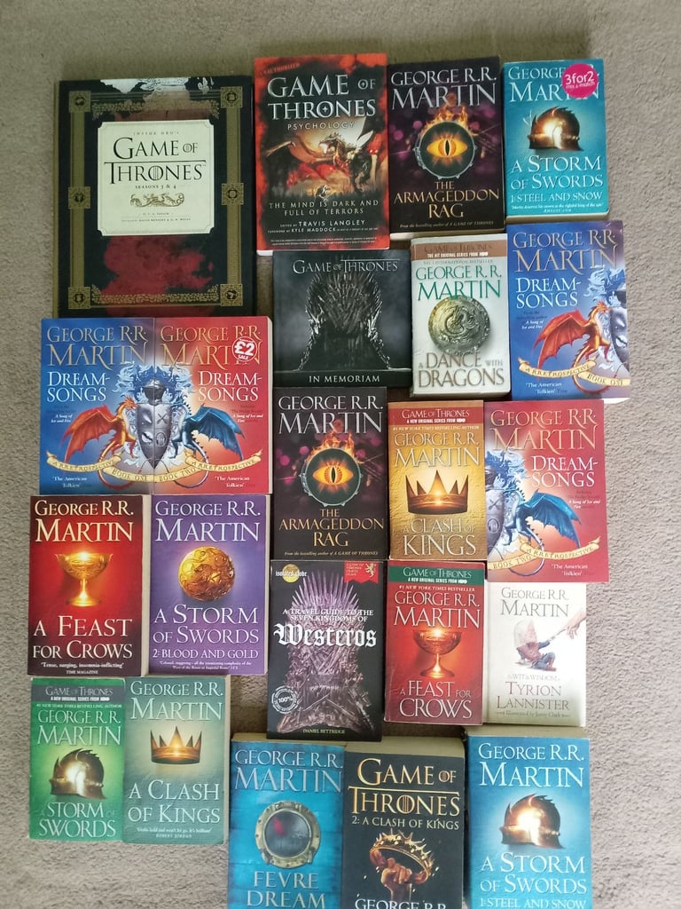 image for Game of Thrones George RR Martin Books