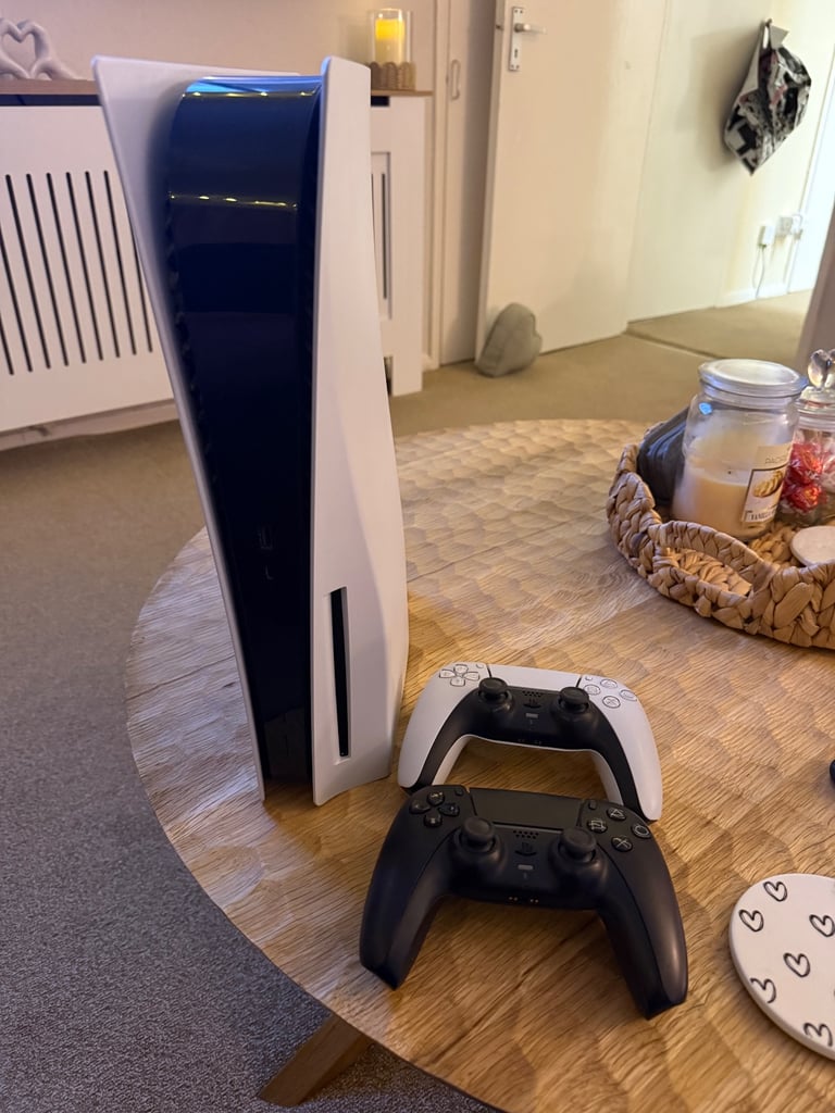 image for Playstation 5 disk edition with 2 controllers 