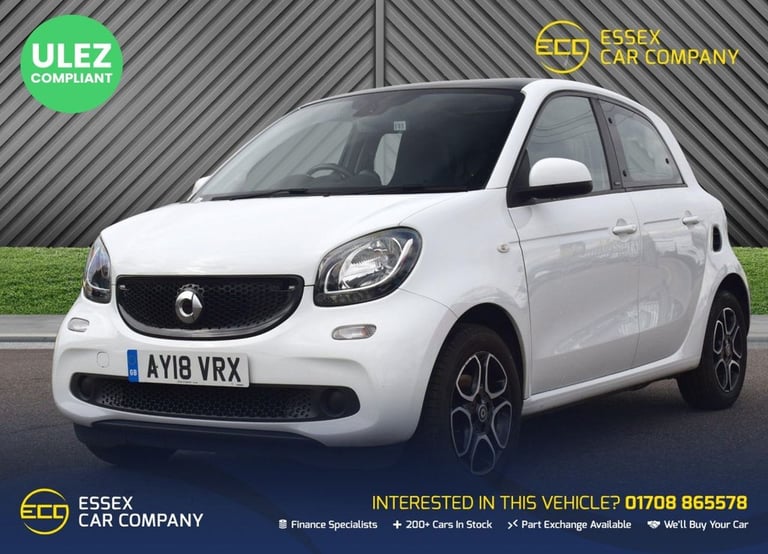 image for 2018 smart forfour 1.0 Prime (Premium) Hatchback 5dr Petrol Manual Euro 6 (s/s) (71 ps) Hatchback...