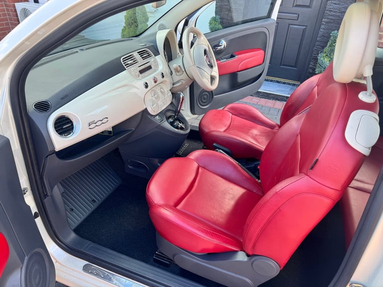 2010 Fiat 500 1.2 Lounge 3dr Dualogic [Start Stop] HATCHBACK Petrol Automatic