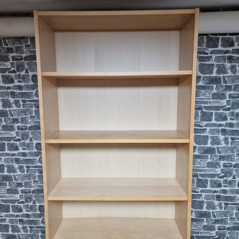 Pair of Tall Wooden Bookcases