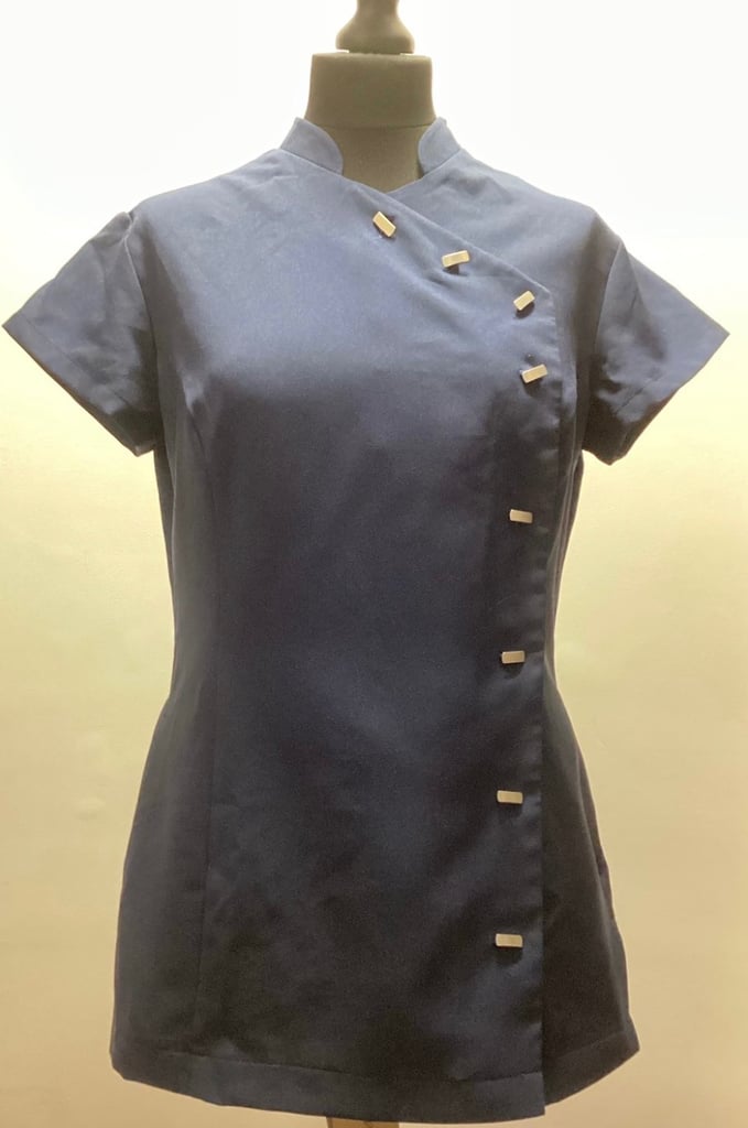 image for As new tunic for hairdresser, cleaner etc 3 for £5 navy UK12