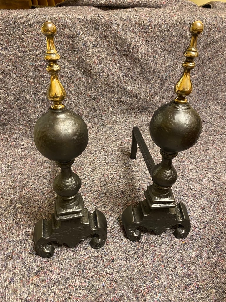Vintage Andirons / fire dogs