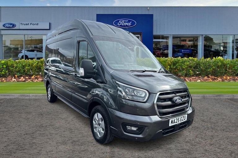 2025 Ford Transit 350 Limited AUTO L3 H3 LWB High Roof FWD 2.0 EcoBlue 130ps, SAT NAV, NATION Pan...