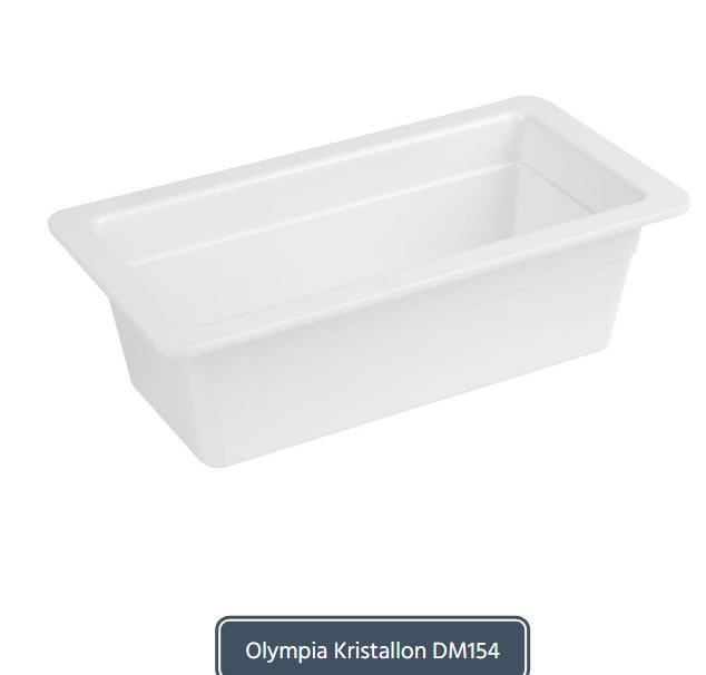 image for  Olympia Kristallon melamine gastronorm dish. 10cm deep