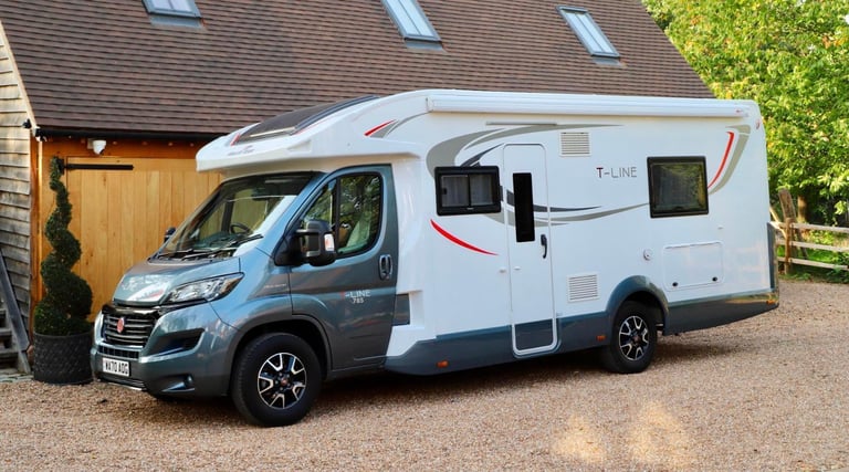 2020 Roller Team T-Line 785. Only 4,300 miles from new. 4 Berth. Big Spec!