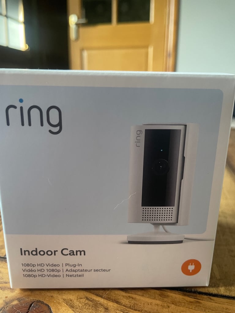NEW Ring Indoor Camera 1080p HD Video Plug In