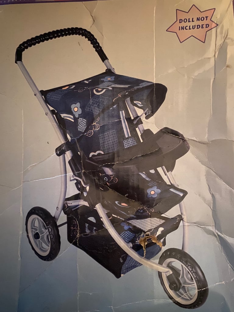 image for Doll 3 wheeler pushchair (Dolls)