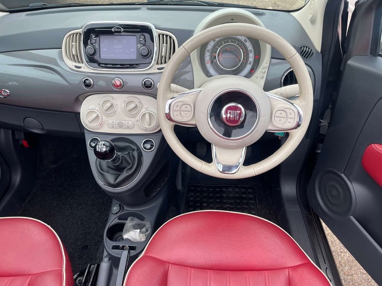 2016 Fiat 500 1.2 500 C Lounge 2dr Convertible Petrol Manual