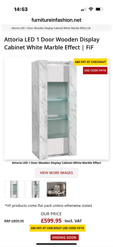 image for Gorgeous Italian display unit 