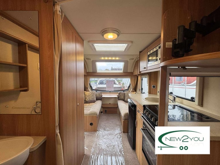 2013 Swift Coastline Esprit 4 Berth FIXED BED Caravan -STOCK NO E226
