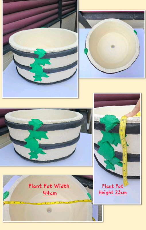 Large Plant Pot Heavy Duty Circular shape.