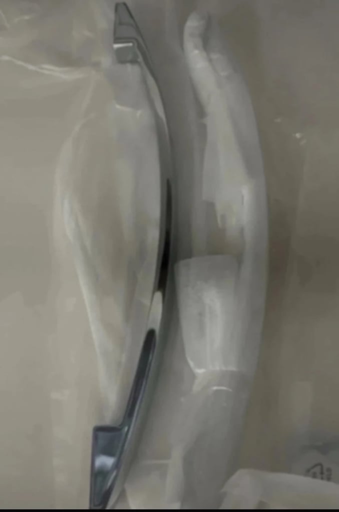 New Long chrome shower cubicle handles