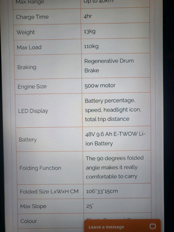 E-twow gt sport 30mph Bluetooth 