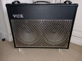 Vox VT100 Valvetronix 2x12 combo Amplifier with Vox VFS5 foot switch