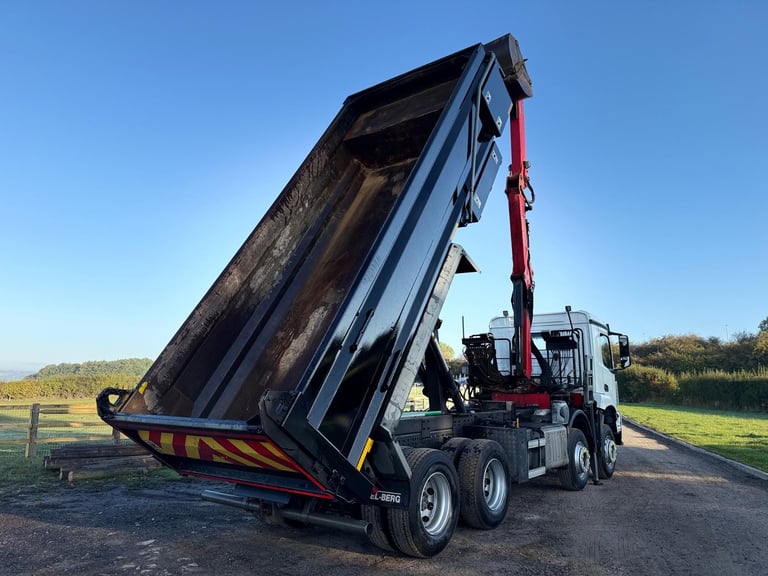 Mercedes-Benz Arocs Tipper Grab Lorry 2019 ( 69 ) Palfinger Epsilon Crane