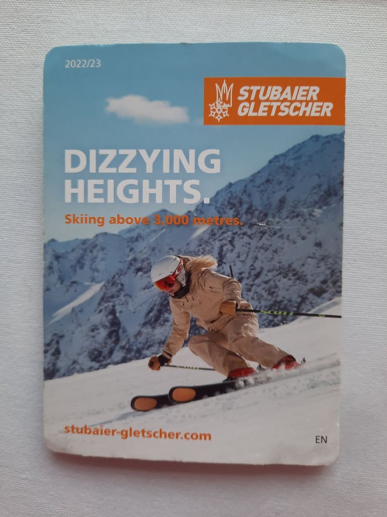 image for Piste MAP Ski Plan 2022/23 Stubaier Gletscher Glacier Alpine Austria