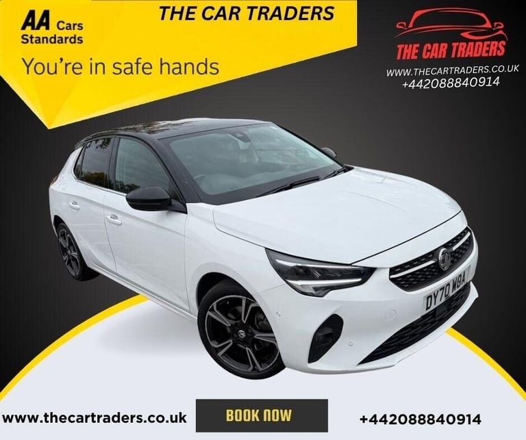 2020 Vauxhall Corsa 1.2 Turbo Elite Nav Premium Hatchback 5dr Petrol Auto Euro 6 (s/s) (100 ps) H...