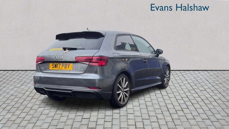 2017 Audi A3 2.0 TFSI Black Edition 3dr Hatchback Petrol Manual