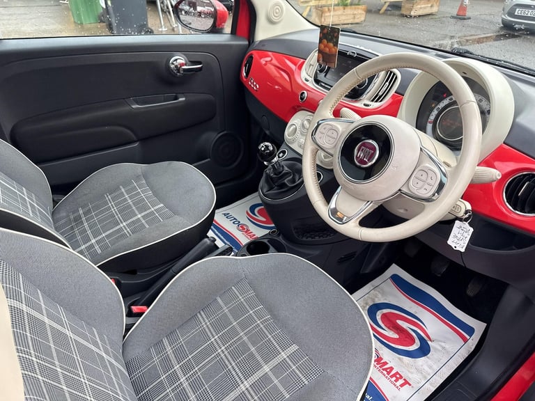 2016 Fiat 500 1.2 Lounge Euro 6 (s/s) 3dr HATCHBACK Petrol Manual
