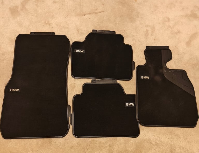 Genuine BMW F30/F31 Floor Mats – Full Set (Front + Rear)