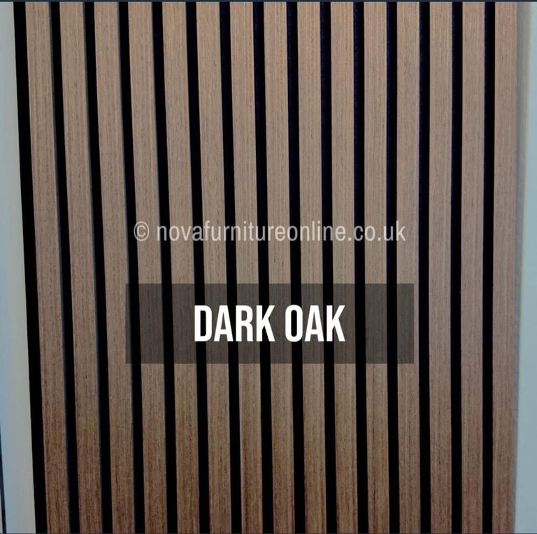 Acoustic slat wall panels 