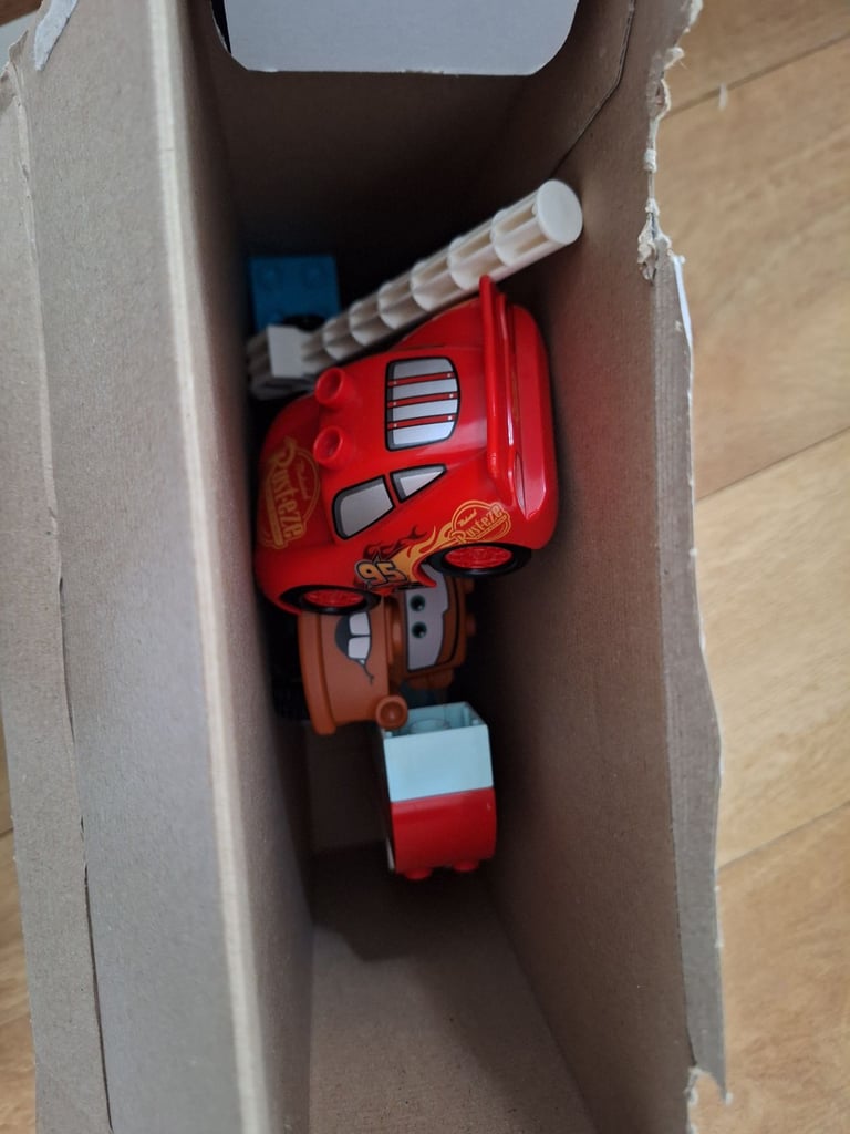 Lightning McQueen Maters Car Wash Fun Duplo 